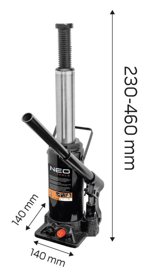 NEO TOOLS Podnośnik słupkowy 15 t 10-455 NEO TOOLS Podnośnik słupkowy 15 t 10-455