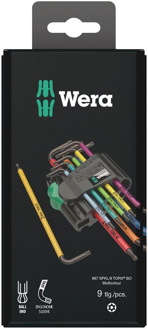 Klucz zestaw Torx WERA 9-częściowy Klucz zestaw Torx WERA 9-częściowy