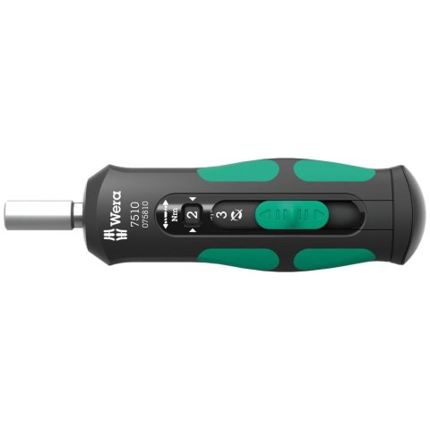 Wkrętak dynamometryczny SAFE-TORQUE SPEED 7510,1-3 Nm, 1/4'' Wkrętak dynamometryczny SAFE-TORQUE SPEED 7510,1-3 Nm, 1/4''