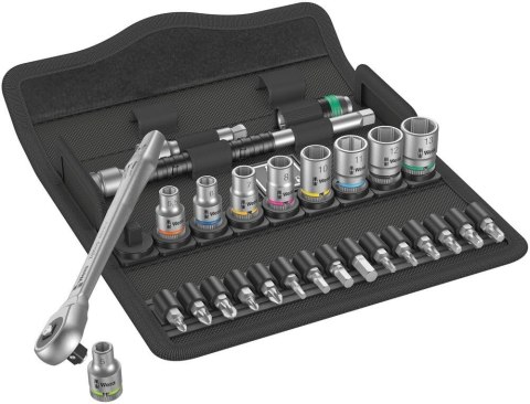 Zestaw kluczy nasadowych 1/4'' ZYLKOP 5-13MM, 28 cz. Zestaw kluczy nasadowych 1/4'' ZYLKOP 5-13MM, 28 cz.