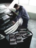 Zestaw kluczy nasadowych z grzechotką Zyklop Hybrid 1/2''