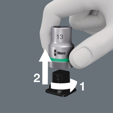 Zestaw kluczy nasadowych z grzechotką Zyklop Hybrid 1/2'' Zestaw kluczy nasadowych z grzechotką Zyklop Hybrid 1/2''