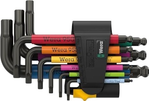 Zestaw kluczy trzpieniowych 950/9 Hex-Plus multicolour 9CZR Zestaw kluczy trzpieniowych 950/9 Hex-Plus multicolour 9CZR