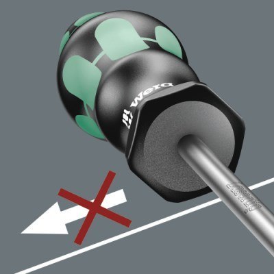 Zestaw wkrętaków Kraftform Lasertip + wieszak, 6 części Zestaw wkrętaków Kraftform Lasertip + wieszak, 6 części