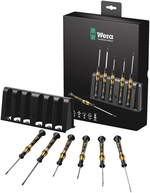 Zestaw wkrętaków precyzyjnych + stojak 1578 A/6 ESD Zestaw wkrętaków precyzyjnych + stojak 1578 A/6 ESD