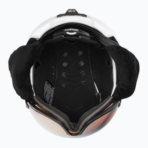 Kask narciarski CASCO SP-2 Carbonic Visor White S52-54 Kask narciarski CASCO SP-2 Carbonic Visor White S52-54