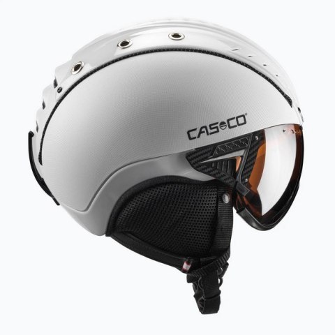 Kask narciarski CASCO SP-2 Carbonic Visor White S52-54 Kask narciarski CASCO SP-2 Carbonic Visor White S52-54
