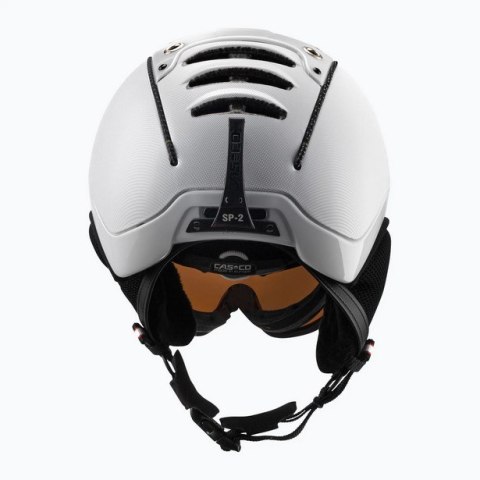 Kask narciarski CASCO SP-2 Carbonic Visor White S52-54 Kask narciarski CASCO SP-2 Carbonic Visor White S52-54