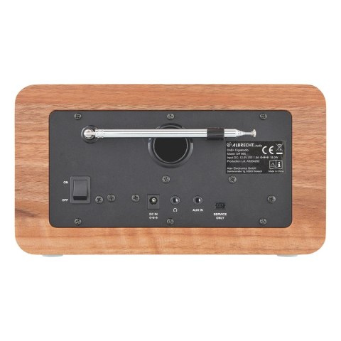 Radio cyfrowe Albrecht DR 865 Senior, drewno Radio cyfrowe Albrecht DR 865 Senior, drewno