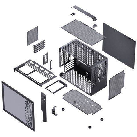 Obudowa Jonsplus MATX Uchwyt Case Z20 - czarny Obudowa Jonsplus MATX Uchwyt Case Z20 - czarny