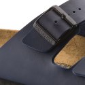 Klapki Birkenstock Arizona Birko-Flor - blue rozmiar: 46