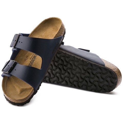 Klapki Birkenstock Arizona Birko-Flor - blue rozmiar: 46 Klapki Birkenstock Arizona Birko-Flor - blue rozmiar: 46