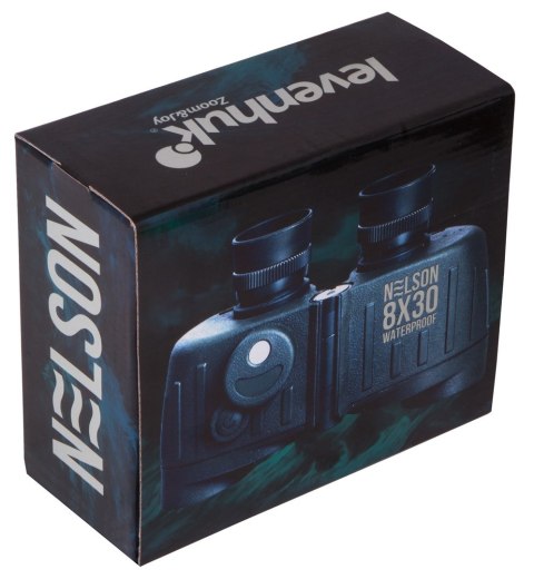 Levenhuk Nelson 8x30 lornetka BaK-4 Porro Szary Levenhuk Nelson 8x30 lornetka BaK-4 Porro Szary