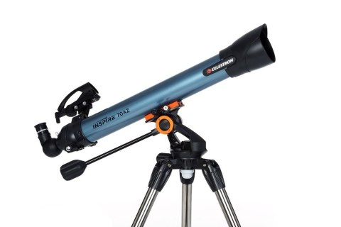 Celestron Inspire 70AZ Luneta 35x Czarny, Niebieski Celestron Inspire 70AZ Luneta 35x Czarny, Niebieski