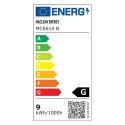 MACLEAN LAMPKA BIURKOWA LED, MAX. 9W, 220-240V AC, MOŻLIWOŚĆ ZMIANY BARWY, ŚCIEMNIALNA, 450LM MCE614 W