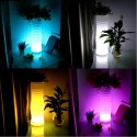 Techly I-LED FLOWERPOT doniczka na kwiaty Biały Plastik 1 szt.