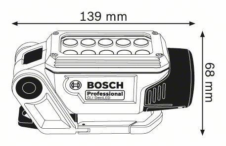 Bosch GLI DeciLED Professional LED Niebieski, Szary Bosch GLI DeciLED Professional LED Niebieski, Szary