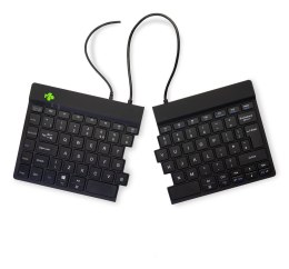 Klawiatura R-Go Split Break ergonomiczna UK-išdestymas juodas