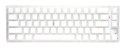 Klawiatura Ducky One 3 Aura White SF Gaming USB QWERTY Amerykański międzynarodowy Biały