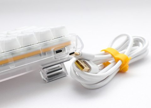 Klawiatura Ducky One 3 Aura White SF Gaming USB QWERTY Amerykański międzynarodowy Biały Klawiatura Ducky One 3 Aura White SF Gaming USB QWERTY Amerykański międzynarodowy Biały