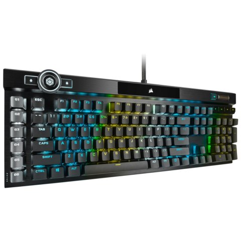 Klawiatura Gamingowa Corsair K100 RGB, Corsair OPX, LED RGB - Czarna Klawiatura Gamingowa Corsair K100 RGB, Corsair OPX, LED RGB - Czarna