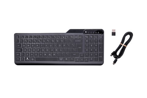 Klawiatura HP 400 Backlit Wired Keyboard przewodowa czarna 7N7C0AA Klawiatura HP 400 Backlit Wired Keyboard przewodowa czarna 7N7C0AA