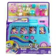 Transformujący kamper z akcesoriami Polly Pocket Pet Mobile Adventure JCC22 MATTEL Transformujący kamper z akcesoriami Polly Pocket Pet Mobile Adventure JCC22 MATTEL