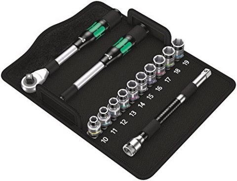 Zestaw kluczy nasadowych z grzechotką Zyklop Hybrid 1/2'' Zestaw kluczy nasadowych z grzechotką Zyklop Hybrid 1/2''