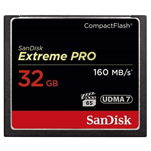 Karta pamięci Compactflash SanDisk Extreme PRO 32GB 160/150 MB/s Karta pamięci Compactflash SanDisk Extreme PRO 32GB 160/150 MB/s