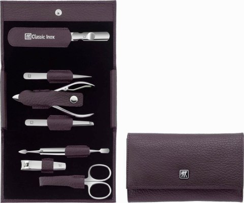 Zestaw podróżny ZWILLING Classic Inox 97646-008-0 - fioletowe etui 7 elementów Zestaw podróżny ZWILLING Classic Inox 97646-008-0 - fioletowe etui 7 elementów