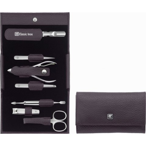 Zestaw podróżny ZWILLING Classic Inox 97646-008-0 - fioletowe etui 7 elementów Zestaw podróżny ZWILLING Classic Inox 97646-008-0 - fioletowe etui 7 elementów