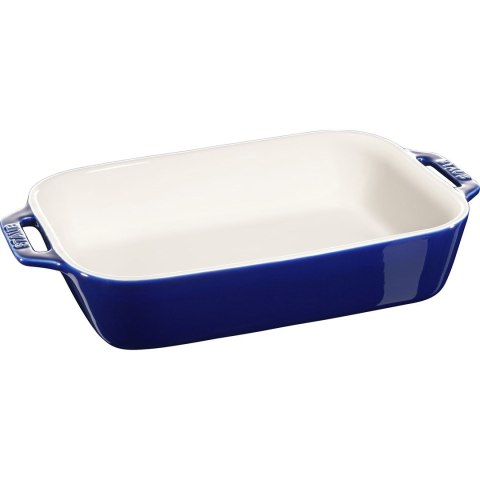Prostokątny półmisek ceramiczny Staub - 2.4 ltr, Niebieski Prostokątny półmisek ceramiczny Staub - 2.4 ltr, Niebieski