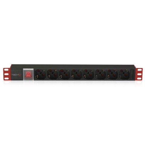 Listwa Zasilająca Rack 1U 8x Schuko/UNEL, Kabel C20 3m, 16A Listwa Zasilająca Rack 1U 8x Schuko/UNEL, Kabel C20 3m, 16A